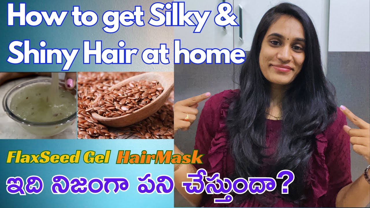 How to get super silky & glossy hair in 1 day Flax Seeds Hair Mask