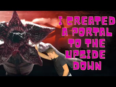 I MADE A PORTAL TO THE UPSIDE DOWN IN REAL LIFE! The Gate Stranger Things Tutorial!
