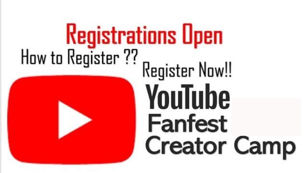Youtube Fanfest Creator Camp Registration | How to Register Now?? | ThePc Learnerss