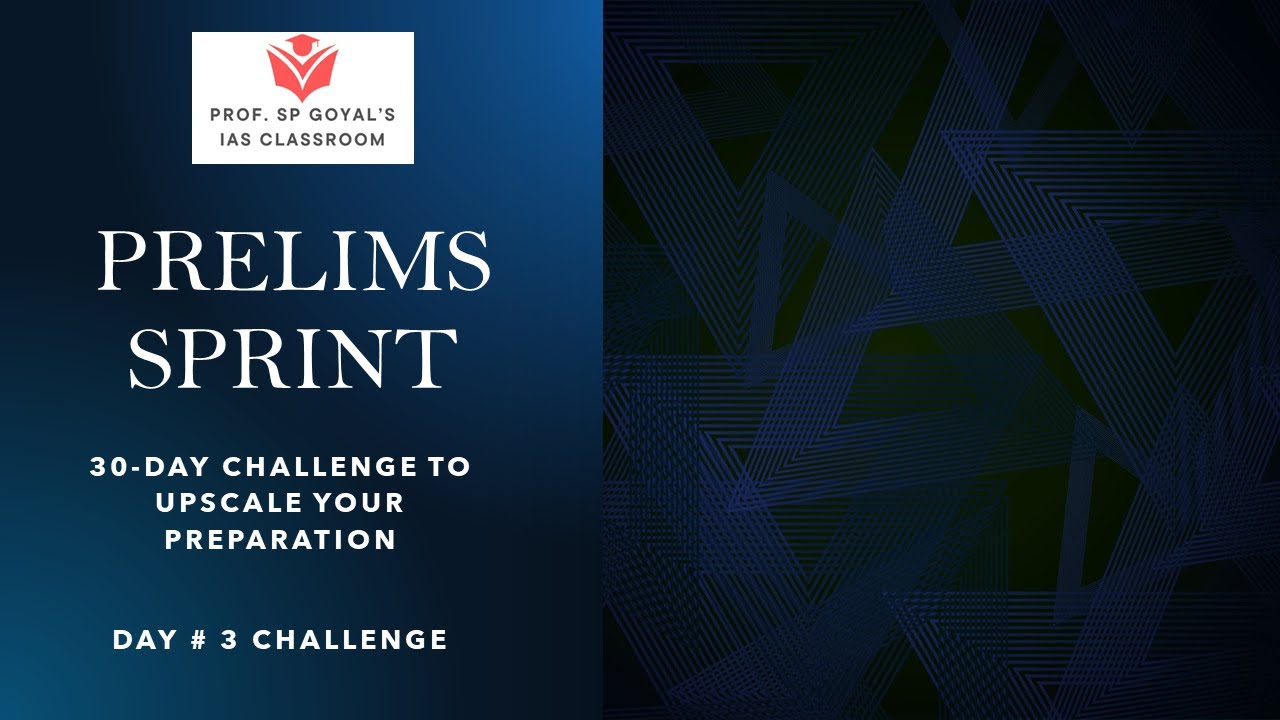 PRELIMS SPRINT 2024 - Day 3 Challenge #ias #prelims2024 #upsc - YouTube