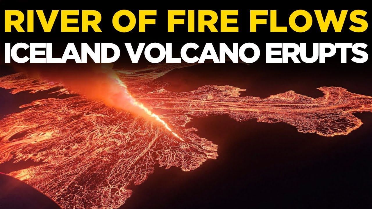 Iceland Volcano LIVE: Volcano Erupts Again in Iceland | Volcano Erupts LIVE | Iceland News LIVE