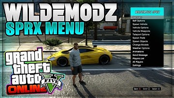 [GTAV/1.26/1.27] Mod Menu WILDMODZ SPRX (CEX/DEX) +DOWNLOAD!