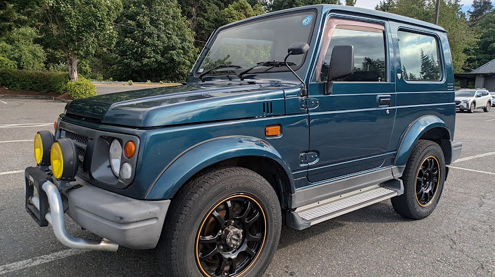 1996 Suzuki Jimny Sierra Elk 1.3L 5MT 4x4 RHD JDM