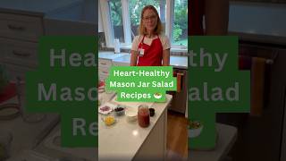 2 Heart-Healthy Mason Jar Salad Recipes | Meal Prep or On-the-Go Meal Ideas