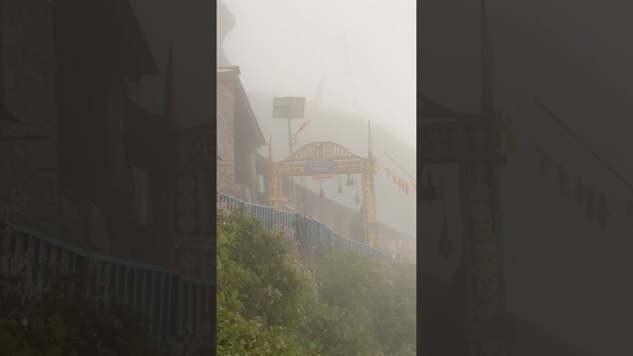 Rudranath Temple Aarti 🔱 Vibrations Of Damru in Valley 🙏🏻 