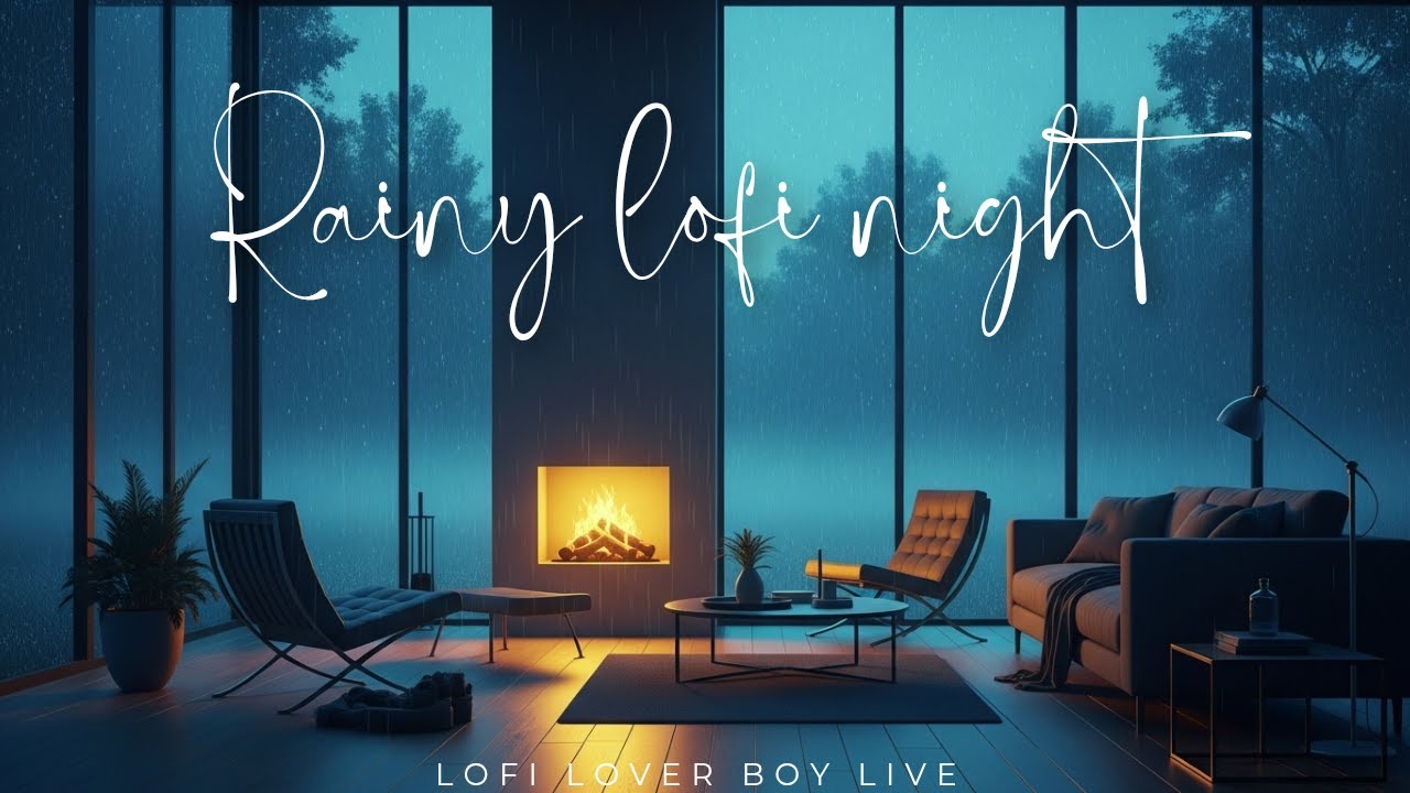Cozy rainy lofi night 2026 - Relaxing Background Music | Study, Work, Sleep, Meditation, Chill