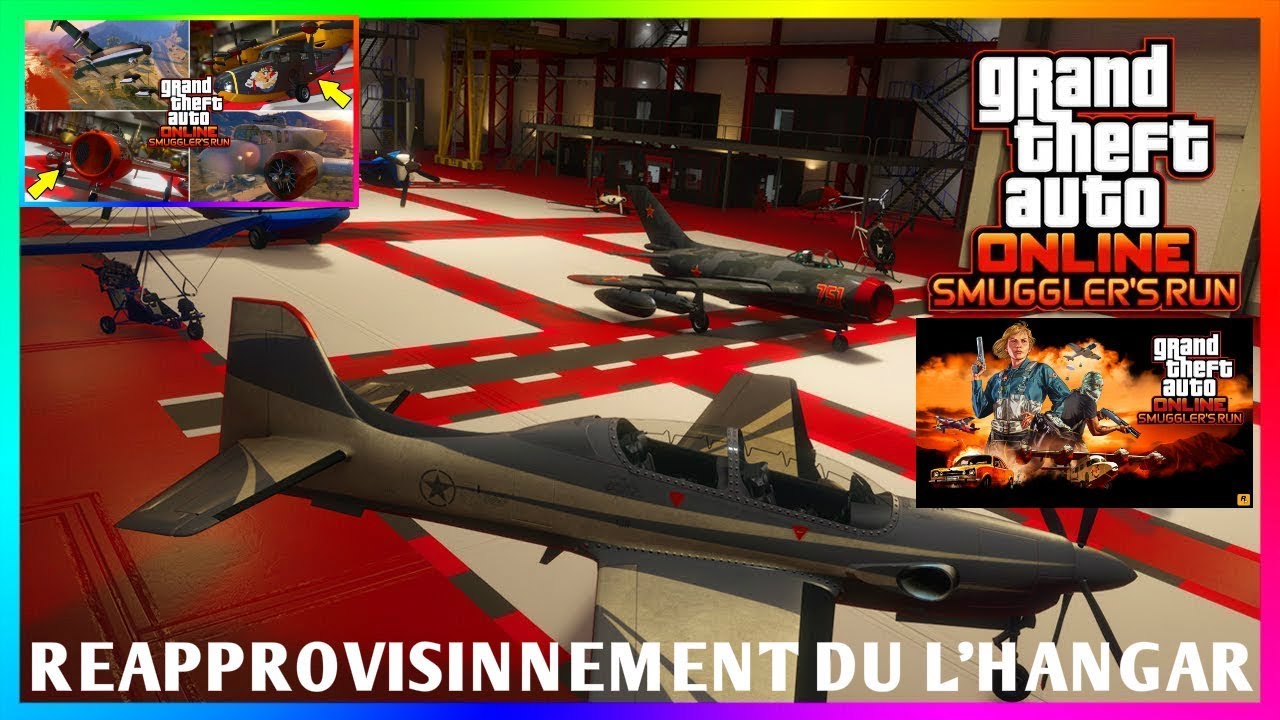 RÉAPPROVISIONNEMENT DE L'HANGAR (Gta 5) - YouTube