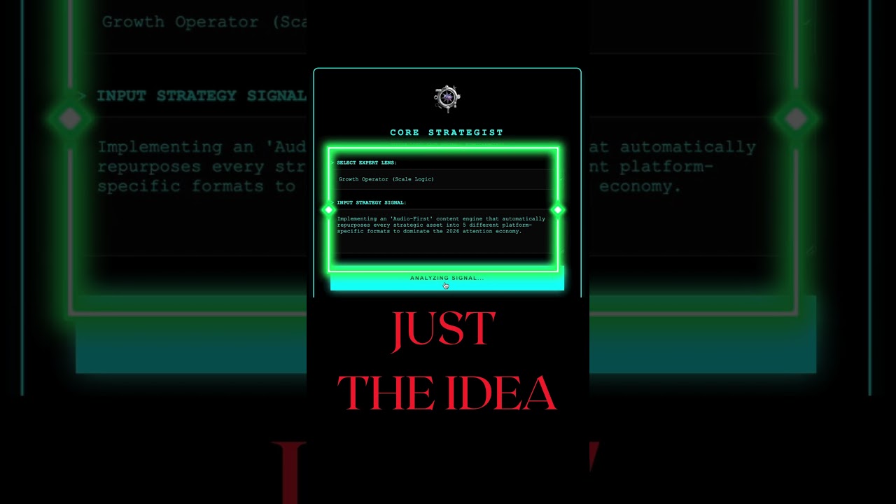 Day 3: 🎯 03/07 | Growth: Audio-First Assets-Stop Prompting, Start Scaling