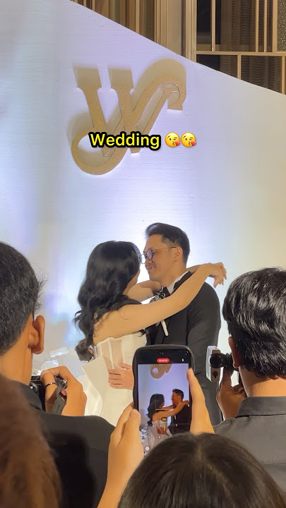 CIEEEE SELAMAT NIKAH BEBEBEBEBEBEB @WisnuTrijaya @stefinachntr 👰🏻‍♀️🤵🏻✨ #shorts #itsmeissie