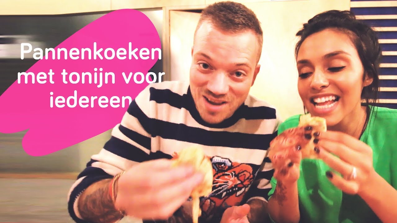 Gers Pardoel eet pannenkoeken met tonijn 😂