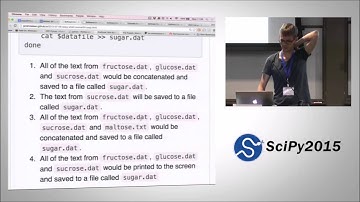 Jens Nielsen - Bash - Software Carpentry - SciPy 2015 - 7 of 8