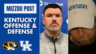 Kentucky's Offense and Defense discuss loss to Missouri