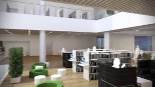 Halifax Central Library Fly Through
