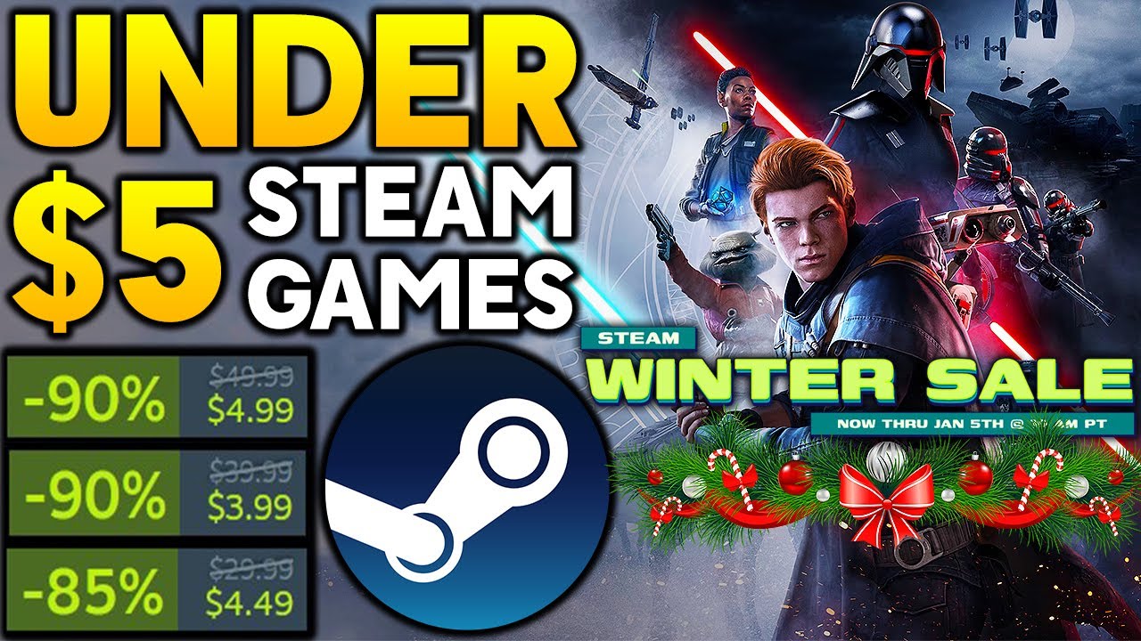 STEAM WINTER SALE 2025 - 15 GREAT PC Game Deals UNDER $5! - YouTube