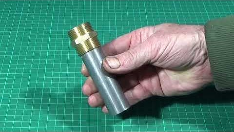 Make A Mandrel Quickly For Turning & Knurling Container Screw-Caps