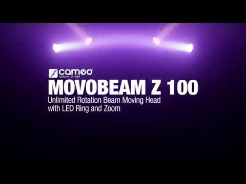 Cameo MOVO® BEAM Z 100- Unlimited Rotation Beam Moving Head with LED Ring and Zoom