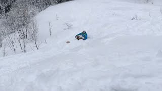 Skiing Fail: Epic 360 Jump Gone Wrong on the Slopes! || WooGlobe