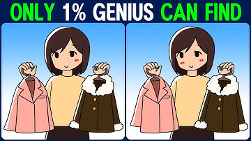 Brain exercise quiz! Find the difference between! │ Happy concentration time!