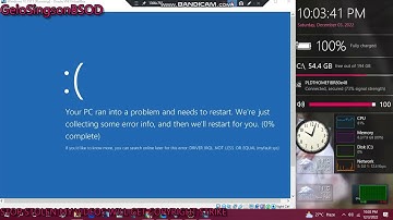 Windows 10 1511 has BSOD VM