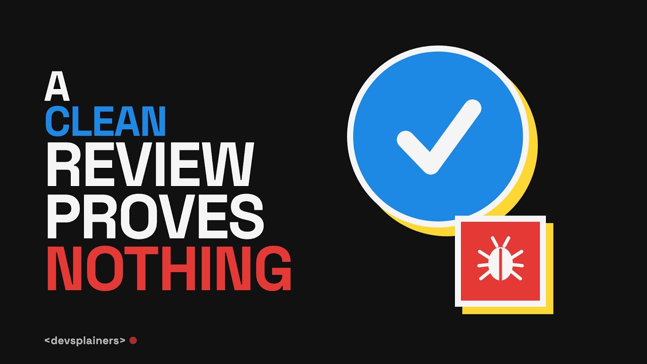 Thumbnail for the Devsplainers video: AI Code Review: The One Bug It Can Never Catch