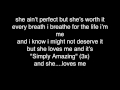 Trey Songz- Simply Amazing (Lyrics) ♥