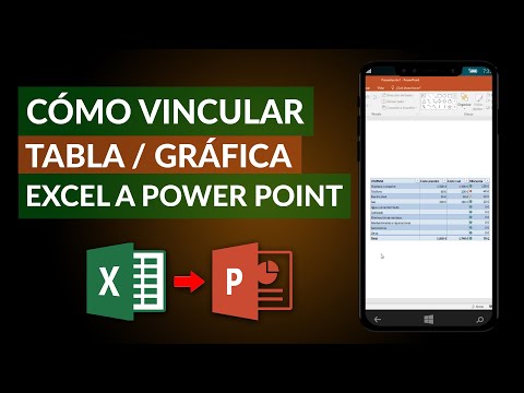 Cómo Vincular una Tabla o una Gráfica de Excel con Power Point