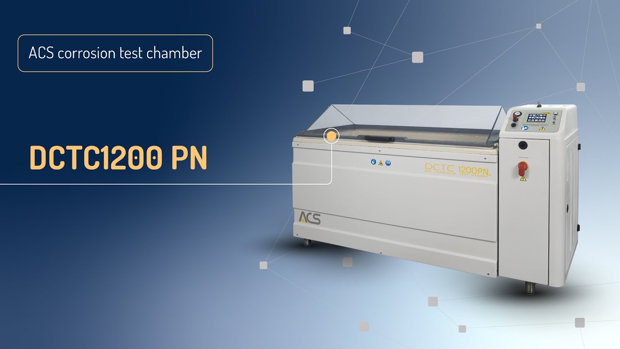 ACS corrosion test chamber DCTC1200 PN - YouTube