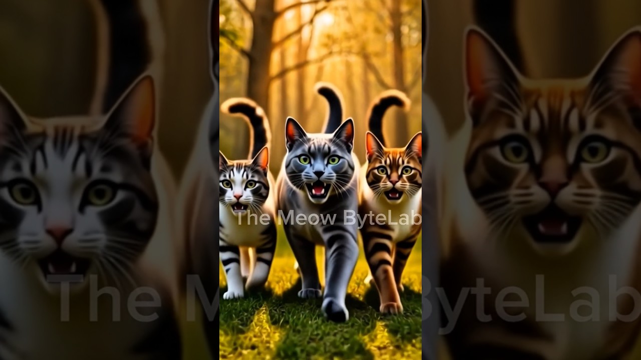 Brave Cat Team Scares Away Dogs 🐱🔥 | Epic Rescue Mission in 4K!