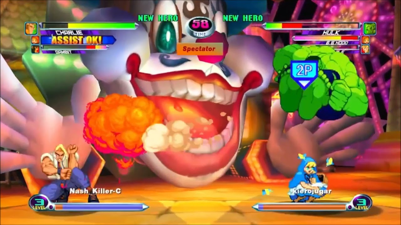 Mvc2 : Nash_Killer_C (Perú) vs Kierojugar (México): FT 7: 27.08.21 (Low Tier Madness!!!) 