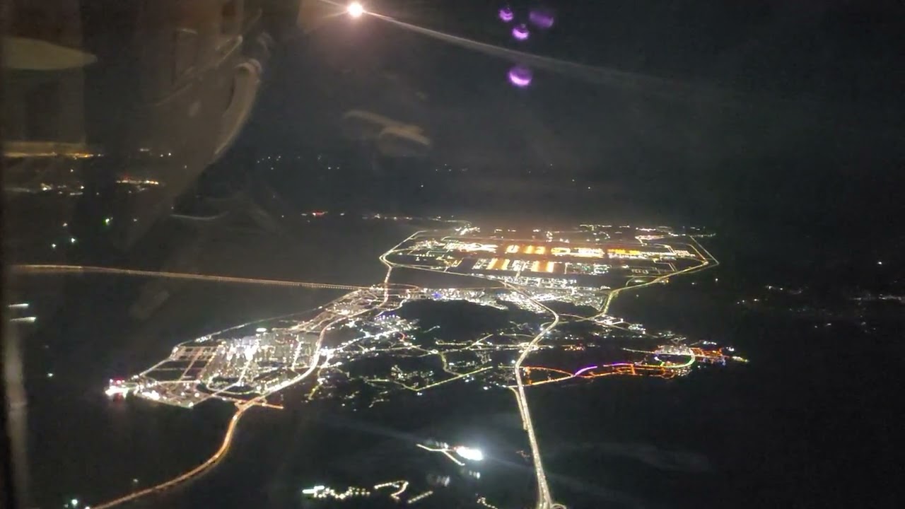🇰🇷인천🇰🇷 인천공항. 하늘에서 본 인천 야경