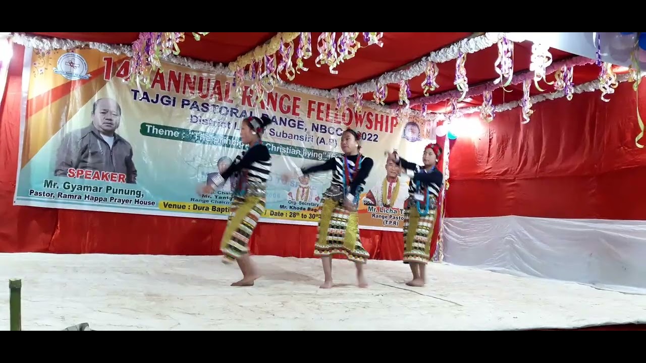 Nyishi Christian song//Triple Dance by Linia Baptist Church 2022