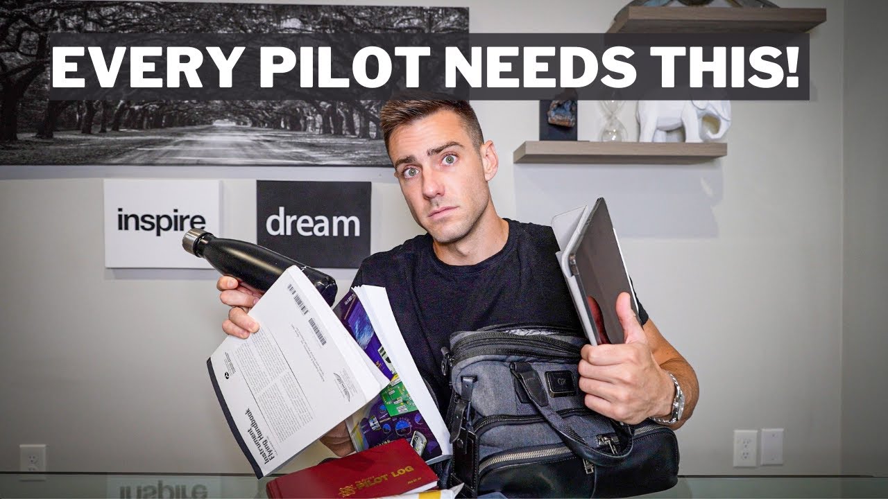 Everything A Pilot NEEDS In Their Flight Bag! 