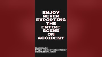 BLENDER TIP: Export FBX - Set "Selected Objects" to be checked by DEFAULT