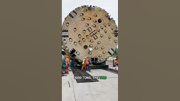 This Is The Tunnel Boring Machine #engineering #tunnel #machine #shorts