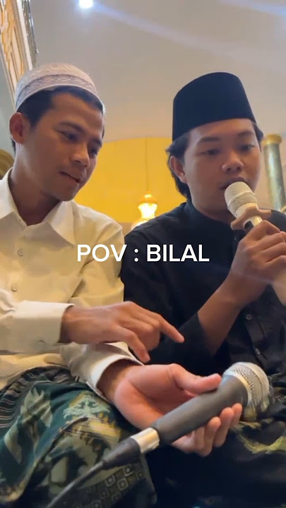 POV : HAMPIR SALAH | BILAL TARAWIH 😅 #ramadan #bilalsholattarawih #viraltiktok #viralreels #fyp