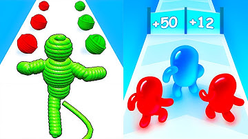 Rope Man Run VS Join Blob Clash 3D – Power Race | Max Level