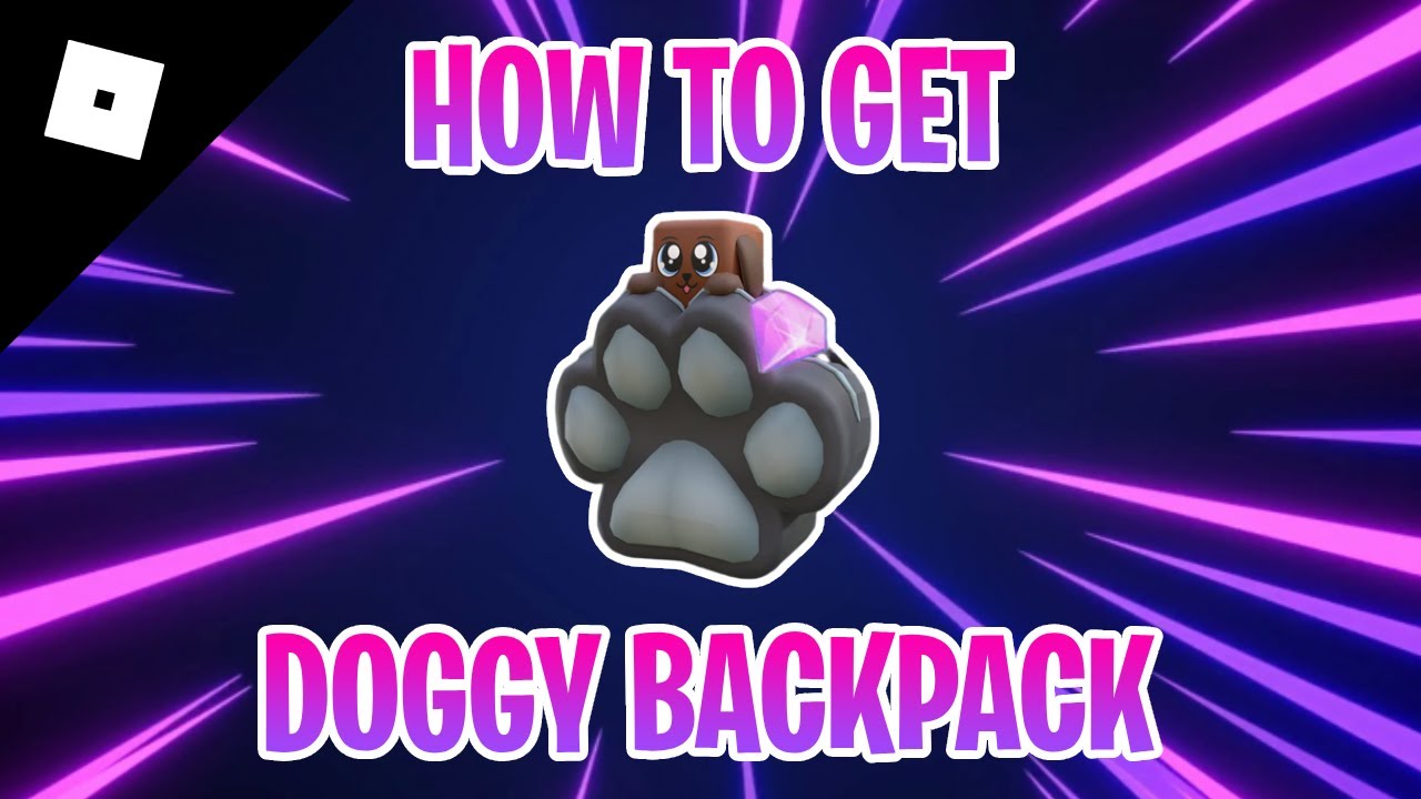 new-roblox-accessory-how-to-get-doggy-backpack-mining-simulator-2-roblox0-youtube