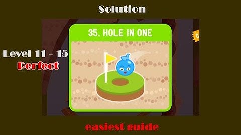 Dig it Hole in one level 11 12 13 14 15
