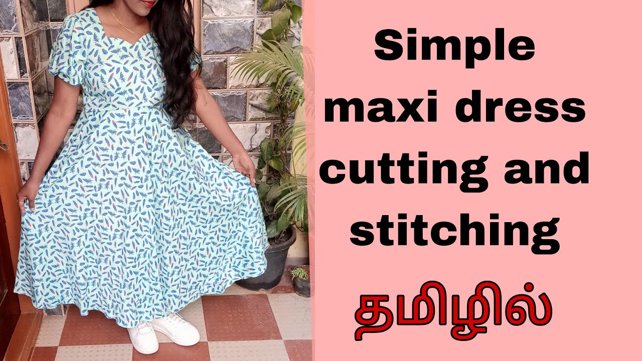 16 Panel Anarkali Maxi Dress Cutting & Stitching (part-1) in tamil Step By  Step - YouTube