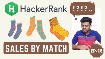 Sales By Match | HackerRank Problem Solving | Ep-18 | Tamil | code io