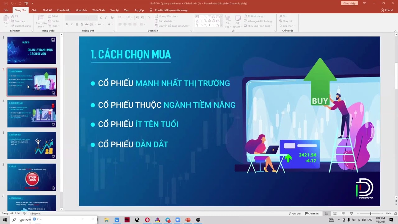 47  Buổi 16   Cách Đi Vốn Và Quản Trị Danh Mục Trong VSA