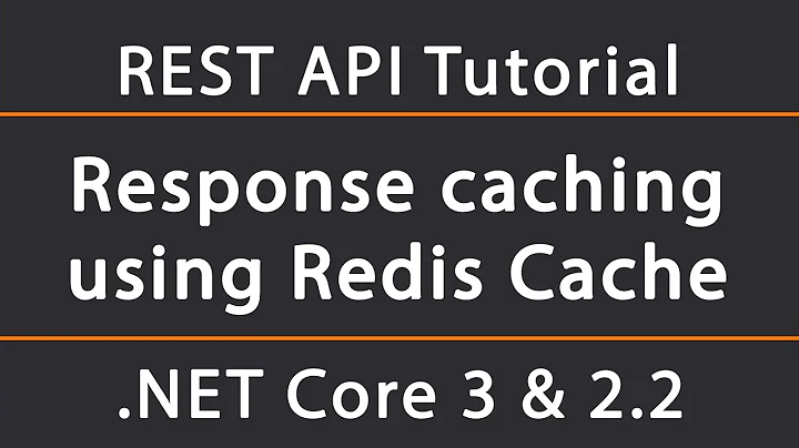 Response caching using Redis | ASP.NET Core 5 REST API Tutorial 25