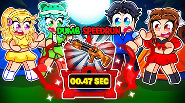 We SPEEDRAN RANDOM ITEMS In 99 Nights In The Forest! (Roblox)