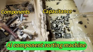 AI intelligent component sorting machine sorts components#recycle