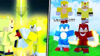 Sonic Simulator 3D - ALL Sonic Movie Gamepass Characters and Super Forms (Sonic Roblox Fangame)