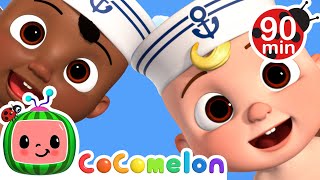 The Sailor Song | Cocomelon | 🔤 Moonbug Subtitles 🔤 | Learning Videos