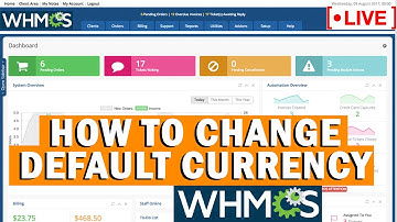 [🔴LIVE] How to change default currency for customers from WHMCS?