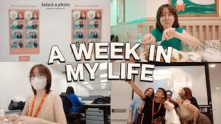 a week in my life 🤓 · a trip to ikea, catching up with friends, & my last week at work 🧡