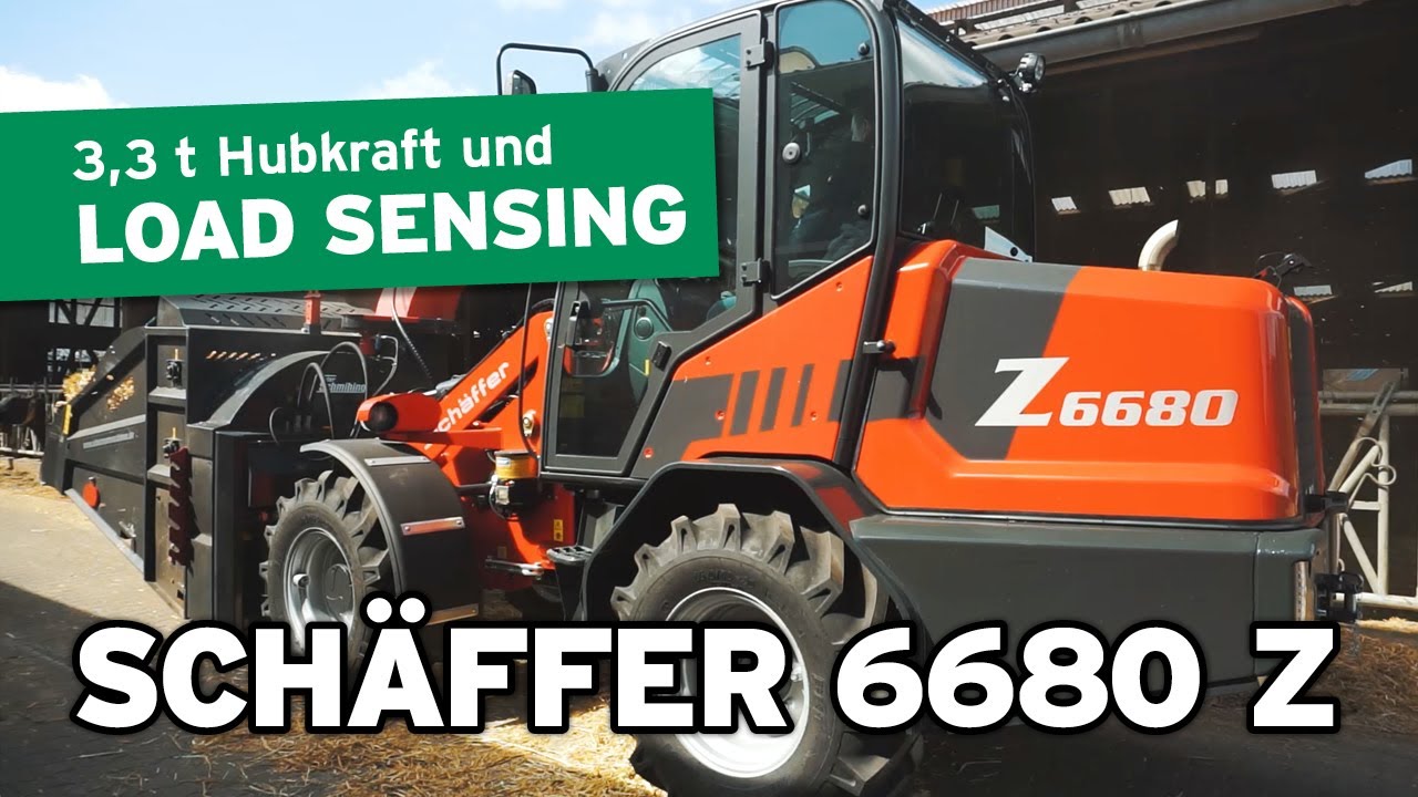 Radlader mit hoher Hydraulik-Förderleistung | Schäffer 6680 Z | Produktvorstellung