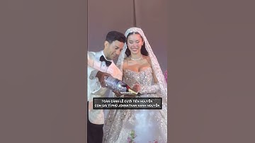 Đám cưới ngàn tỷ của #TIENNGUYEN #Johnathanhanhnguyen #tangthanhha #showbiz #hoahau #trendingshorts